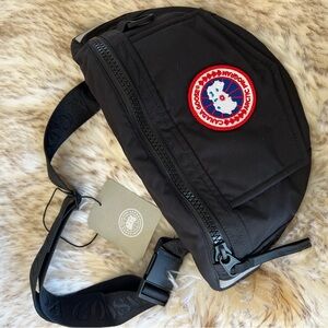 NEW WITH TAGS Canada Goose Black Waist Bag